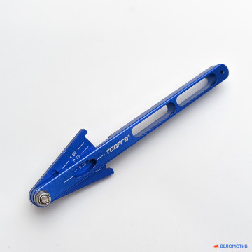 Измеритель износа цепи механический TOOPRE TL-3.0, алюминий, синий