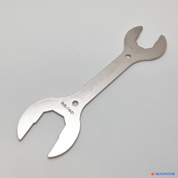 Ключ для резьбовых рулевых колонок 30/32/36/40 мм BLACK TOOLS WJ-28, сталь, серебристый